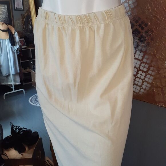 Zara NWT 100% Cotton Butter Yellow Maxi Skirt - Picture 11 of 12